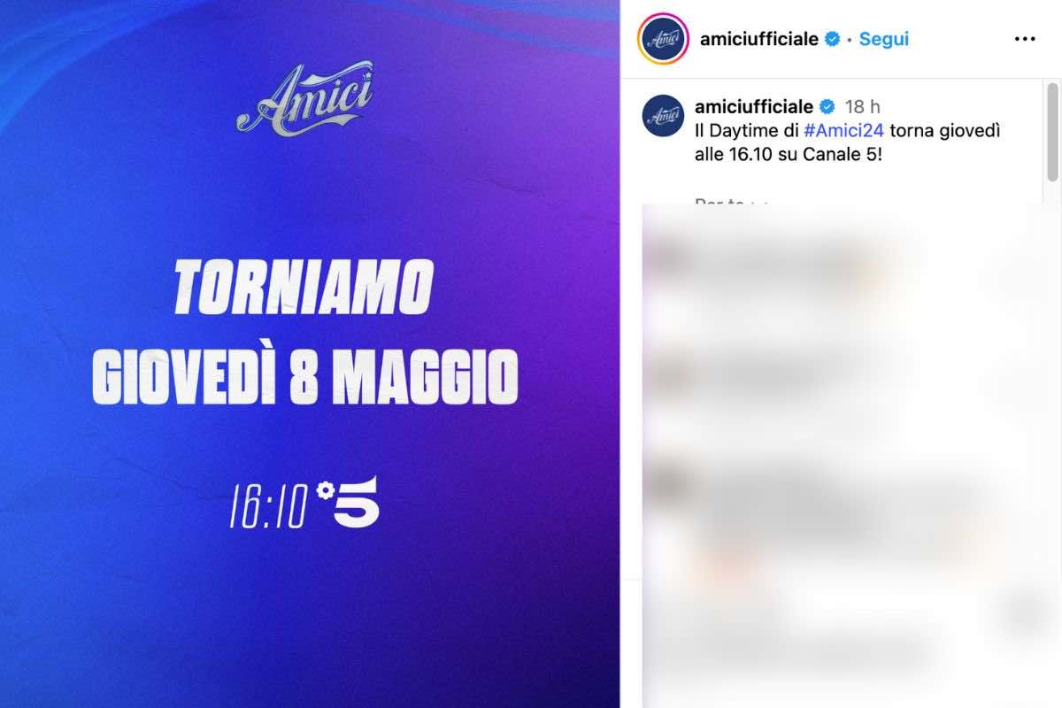 amici perché non va in onda