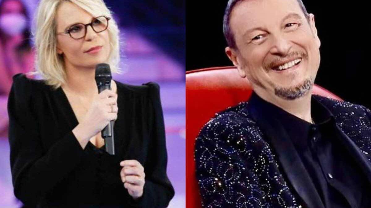 Amici finale, Amadeus ringrazia Maria De Filippi e Mediaset: le parole del conduttore