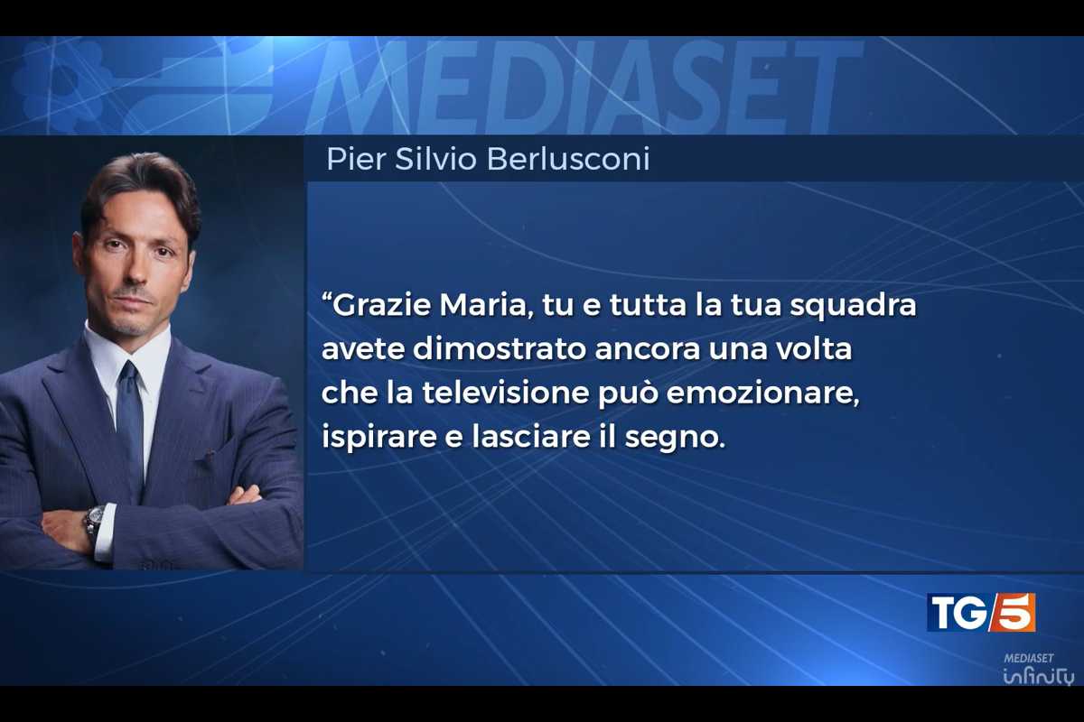 Pier Silvio Berlusconi messaggio