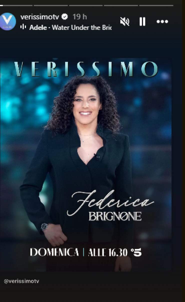 Federica Brignone Verissimo 