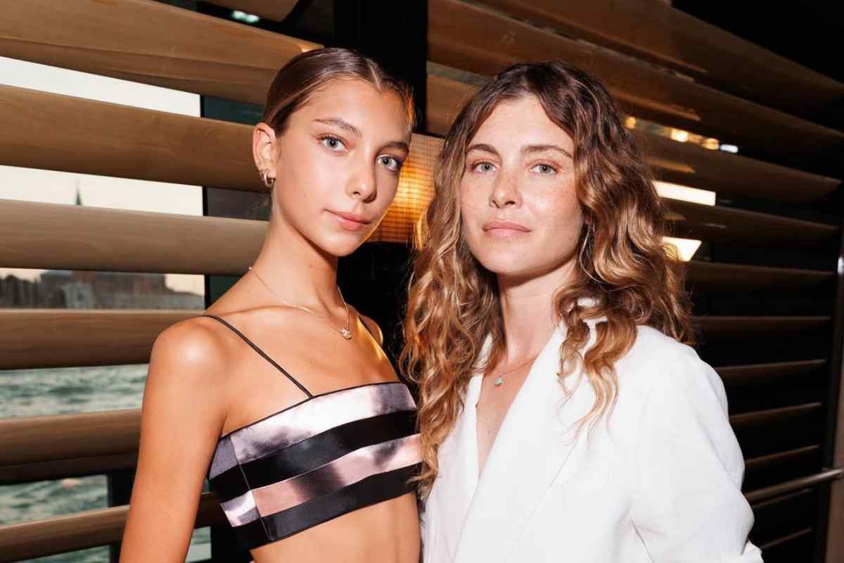 Vittoria Puccini e la figlia Elena