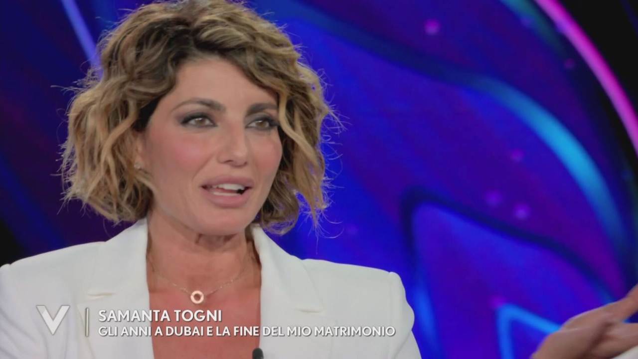 Samanta Togni dalla Toffanin parla della fine del suo matrimonio