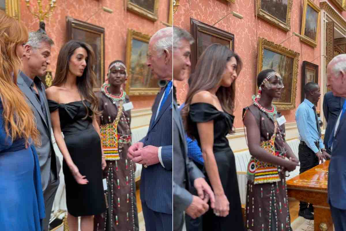 amal clooney incontro con re carlo