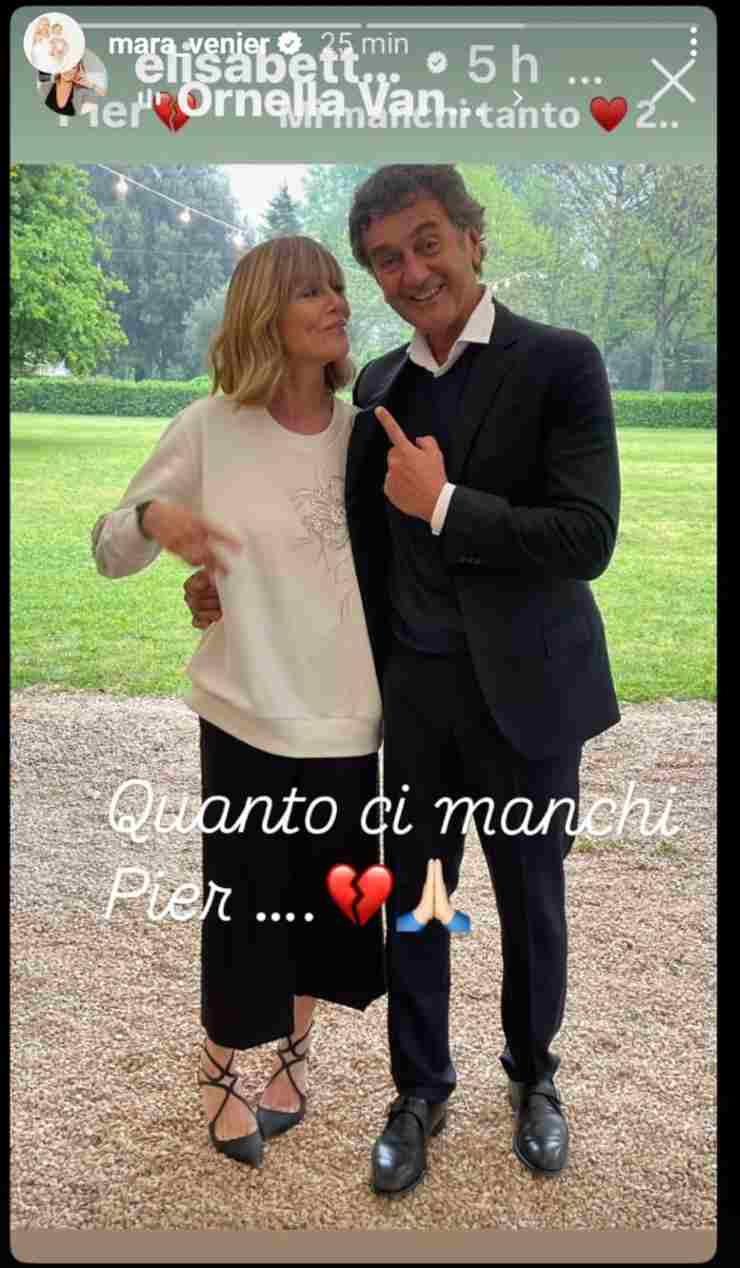 Mara Venier ricorda il genero