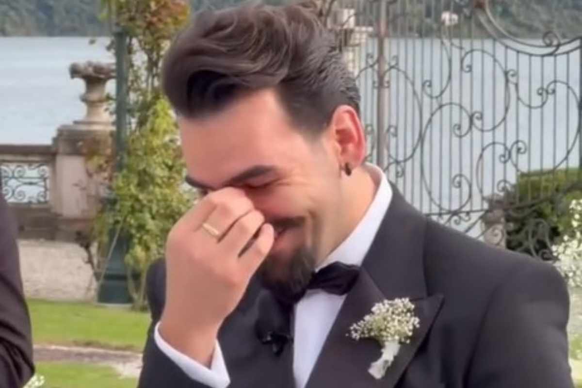 Ignazio Boschetto in lacrime