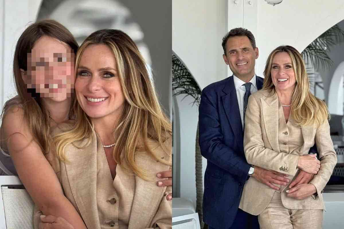 serena autieri outfit cresima figlia