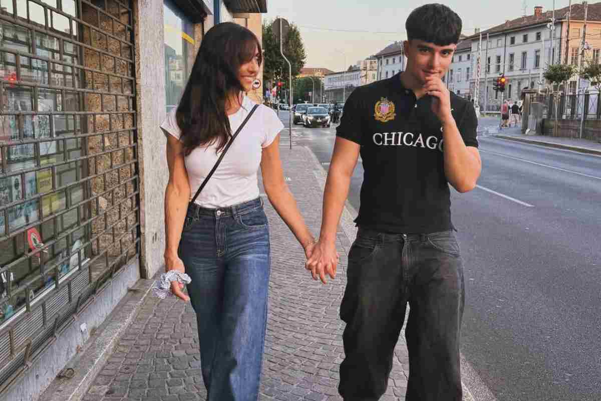 Ambra Angiolini e suo figlio