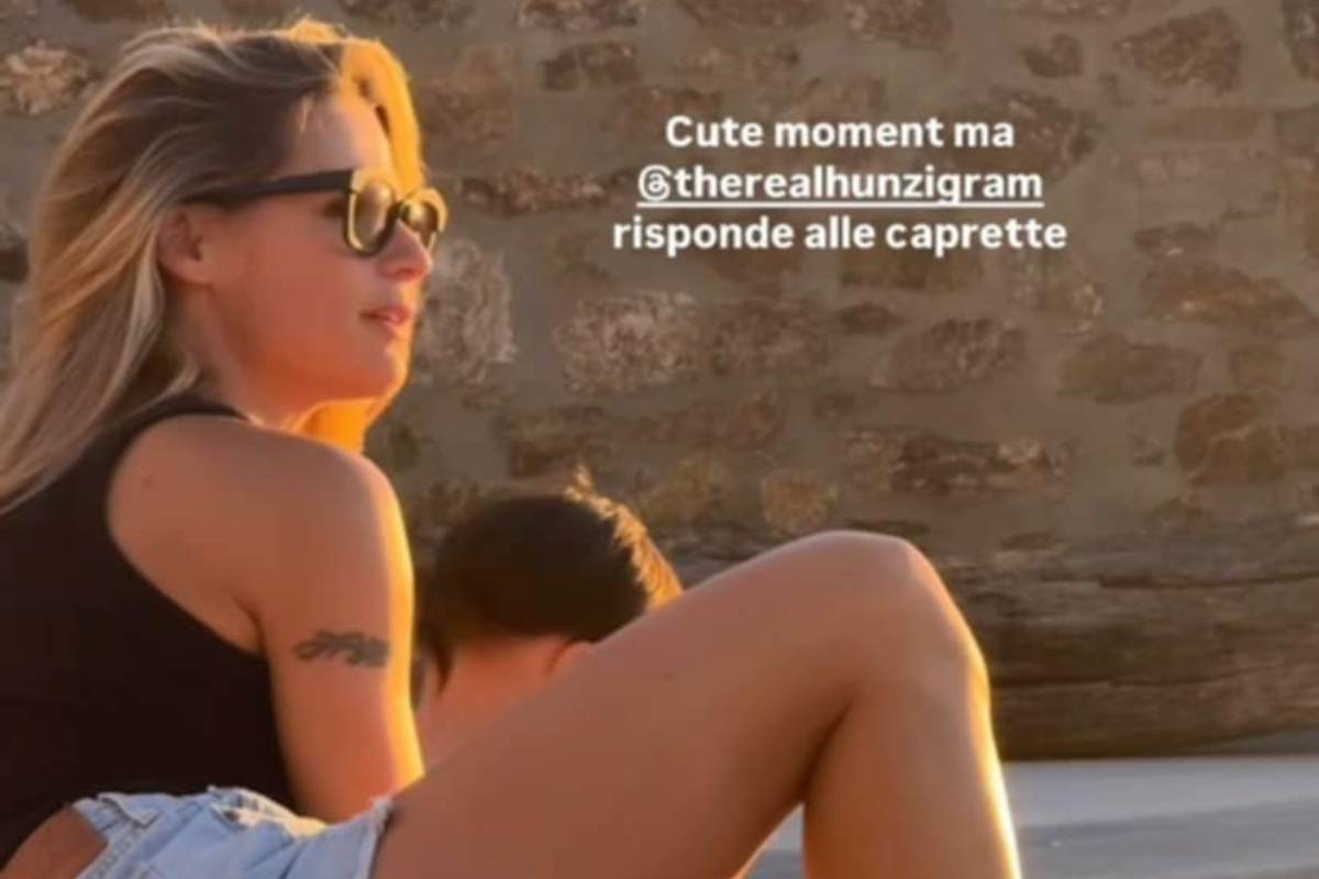 Michelle Hunziker col nipotino