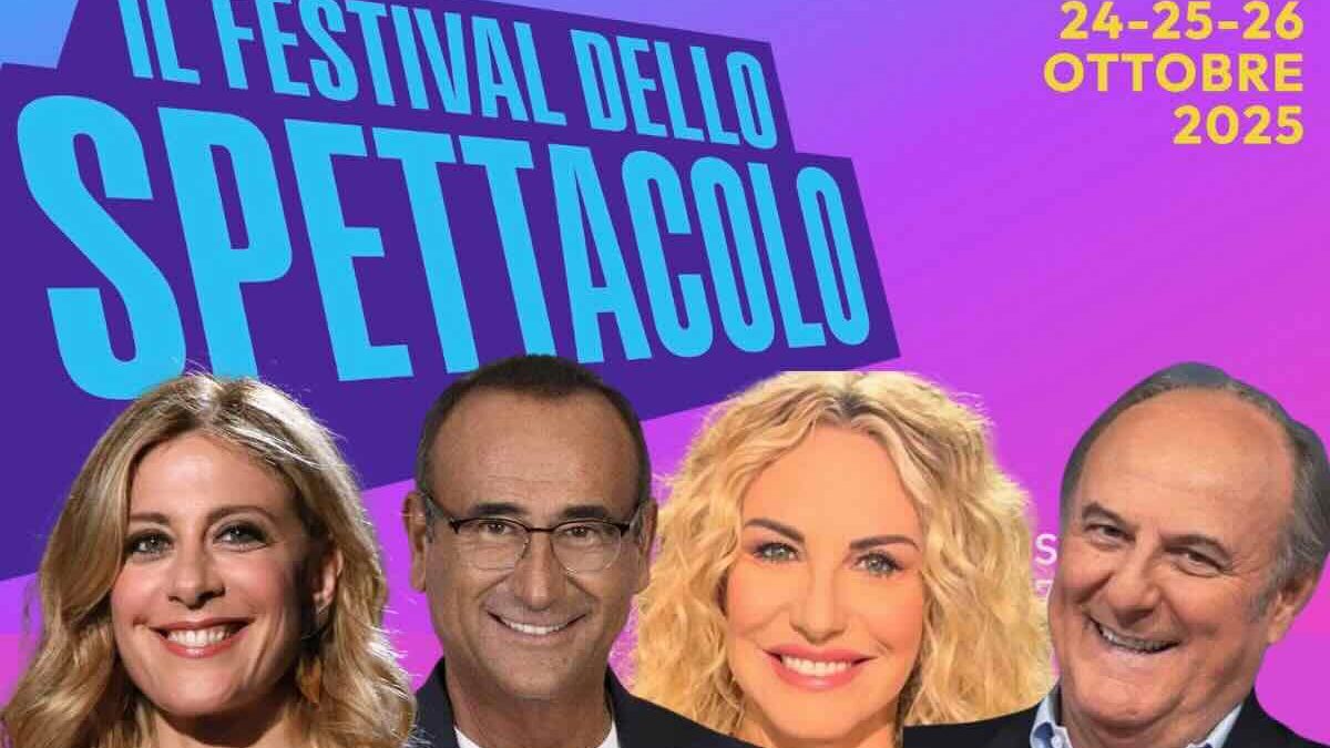 È nato il Festival dello Spettacolo, il primo evento dedicato all’intrattenimento: tra i Big Carlo Conti e Antonella Clerici