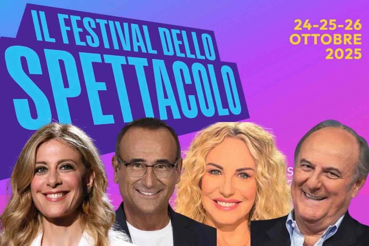 È nato il Festival dello Spettacolo, il primo evento dedicato all’intrattenimento: tra i Big Carlo Conti e Antonella Clerici