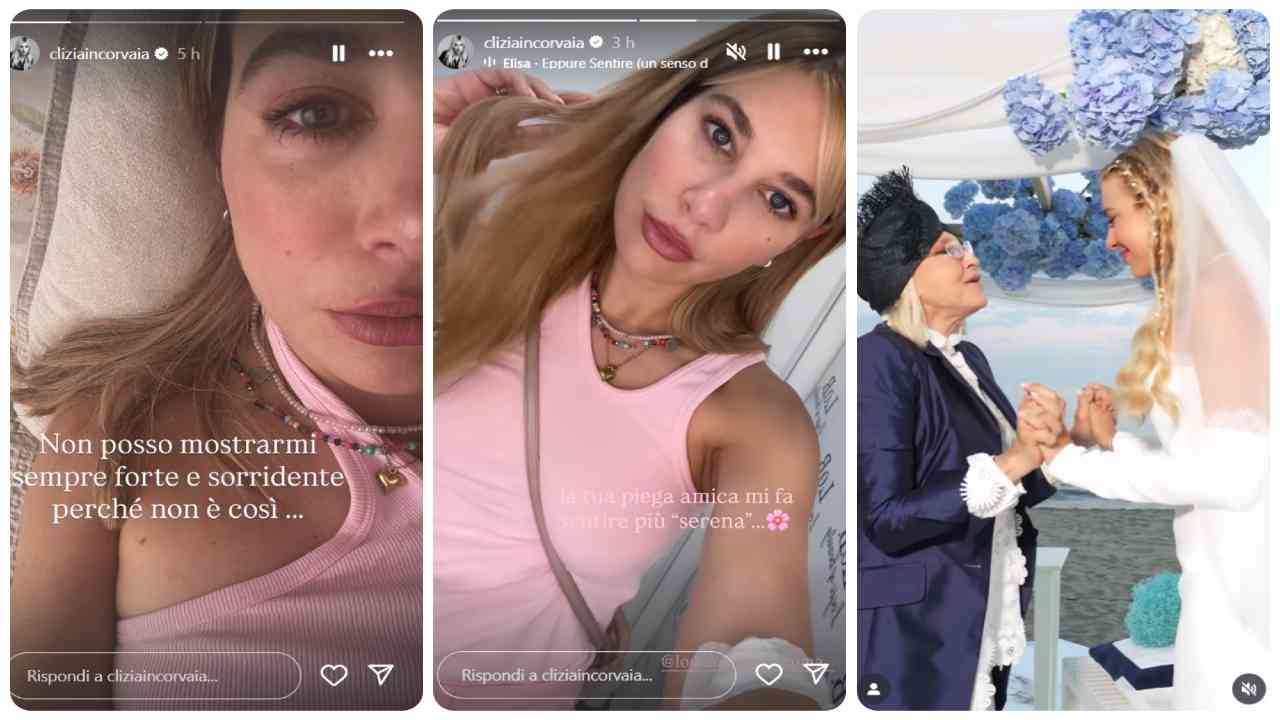 Clizia Incorvaia in lacrime sui Social