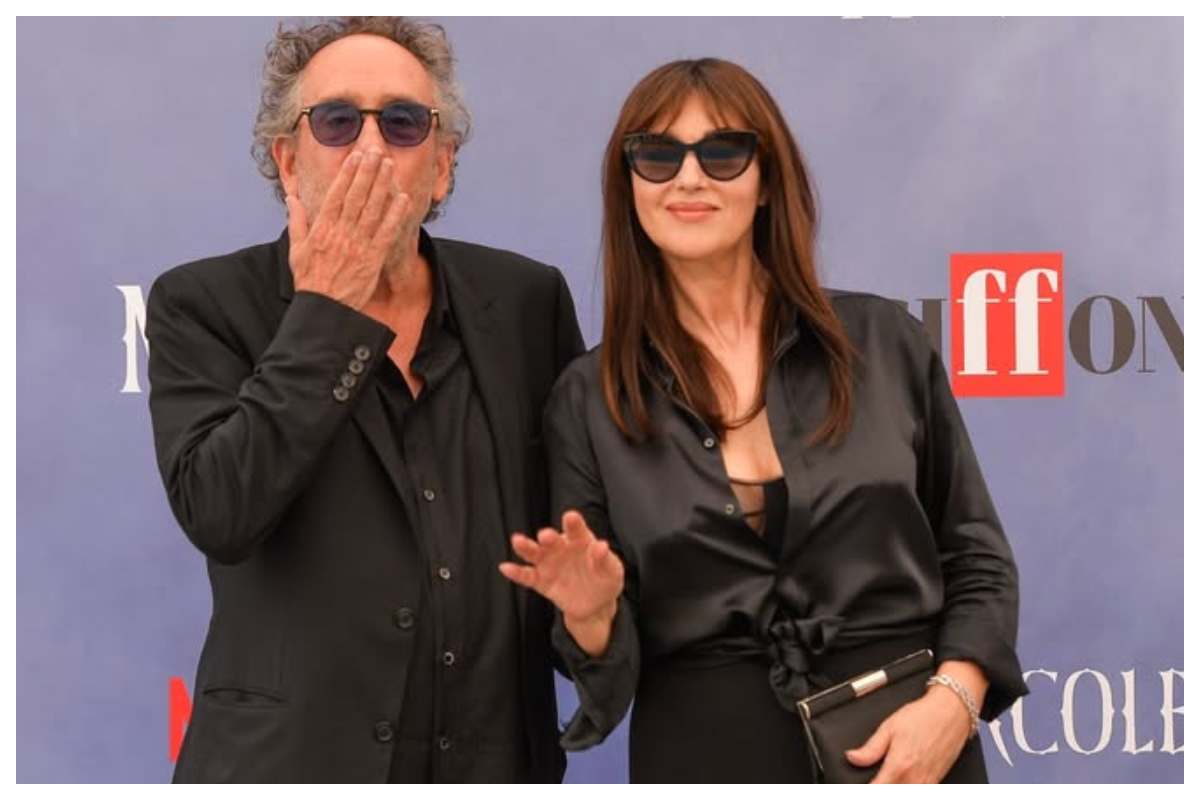 Monica Bellucci con la frangia morbida