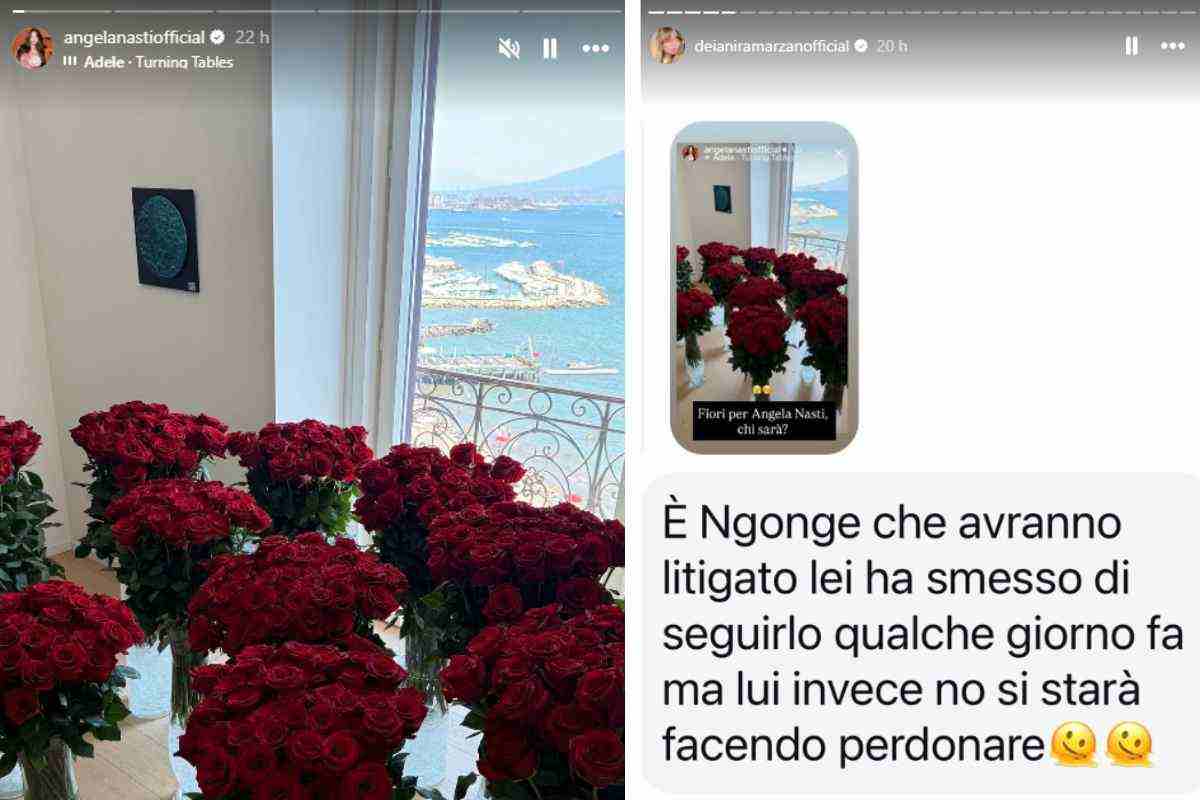 chi ha regalato rose angela nasti