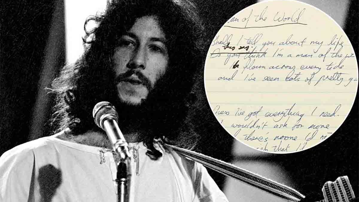 Fleetwood Mac, i versi perduti di Peter Green all’asta | I manoscritti di Man of the World venduti per 25mila sterline