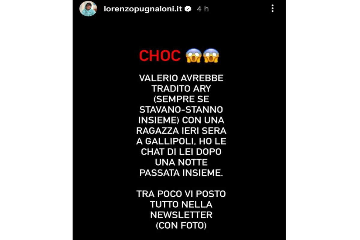Indiscrezione Pugnaloni
