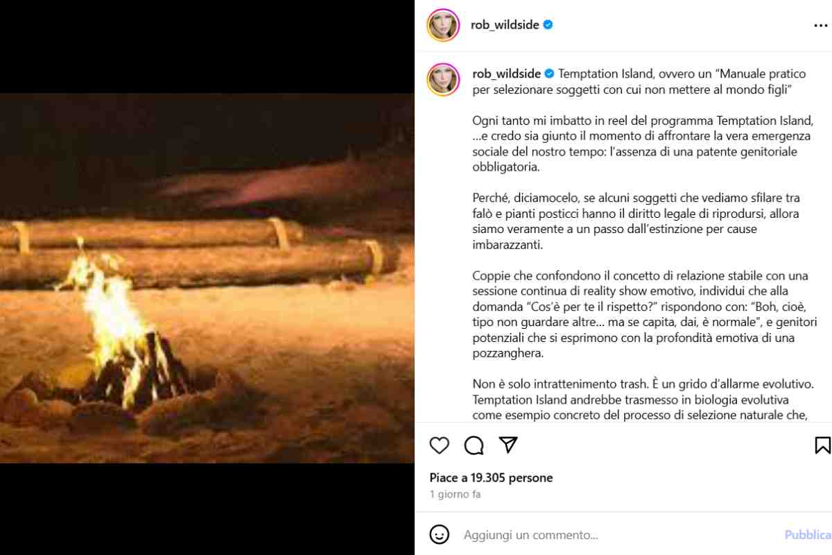 Roberta Bruzzone Temptation Island