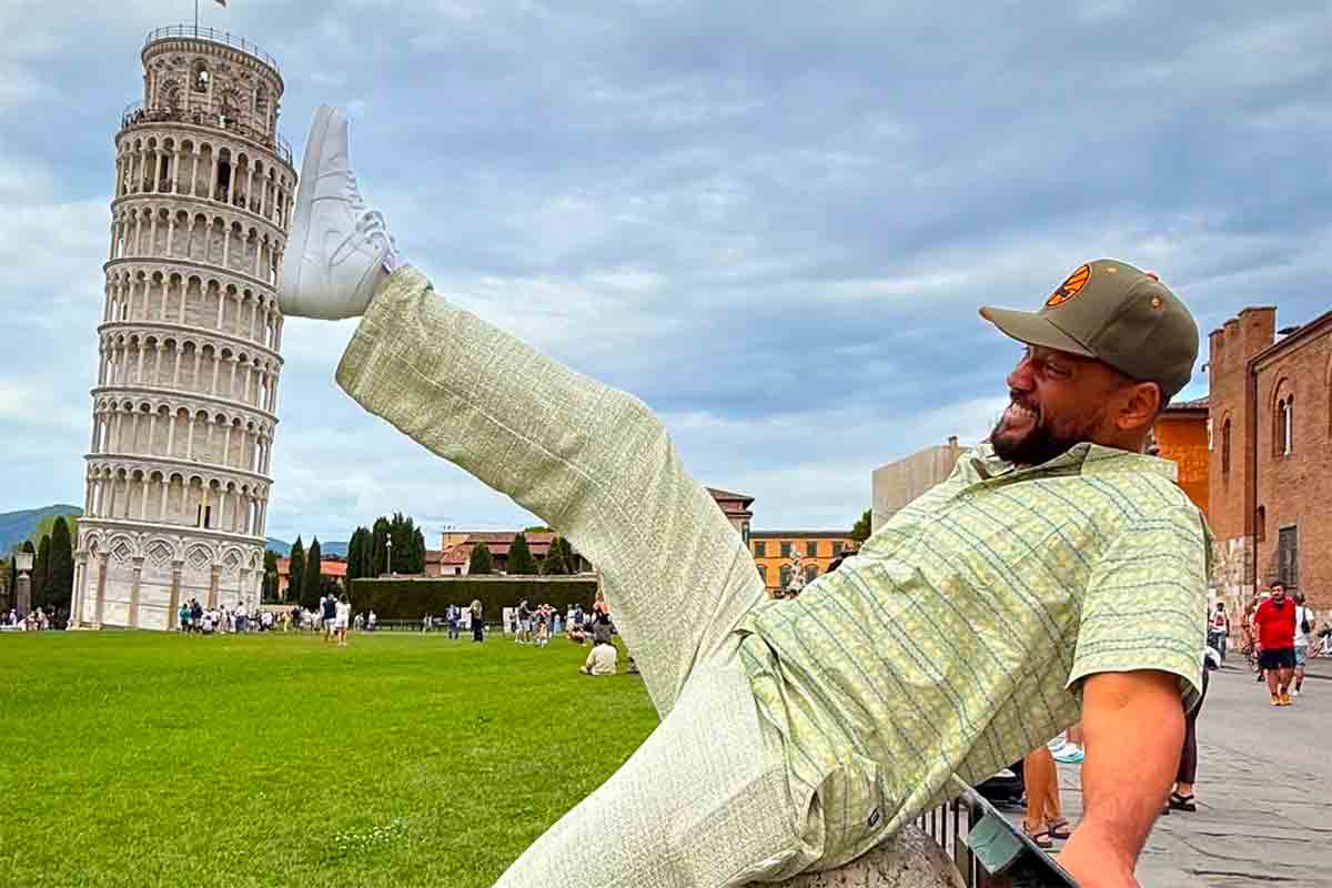 Will Smith, e la torre di Pisa