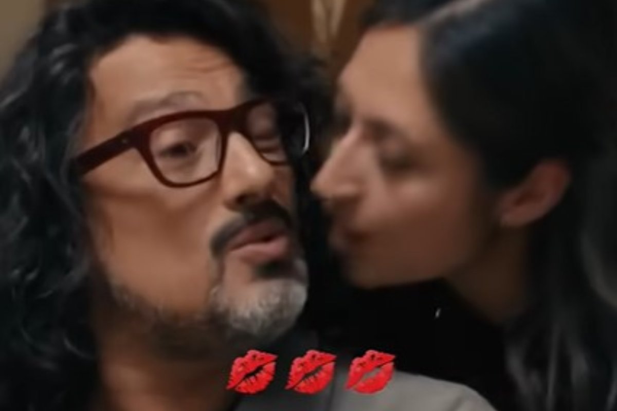 Bacio ad Alessandro Borghese