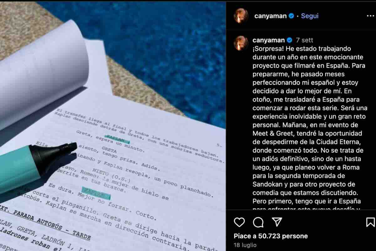 can yaman nuovo progetto
