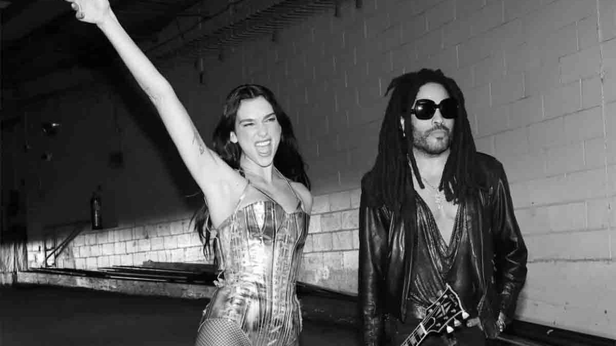 Dua Lipa chiude il poker al Madison Square Garden con Lenny Kravitz