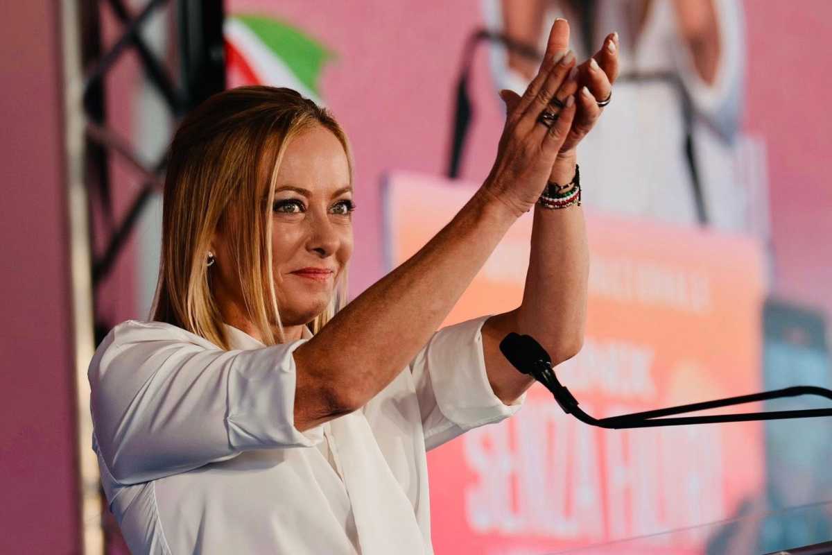 Domenica In e il collegamento con la Premier Giorgia Meloni: cosa è successo