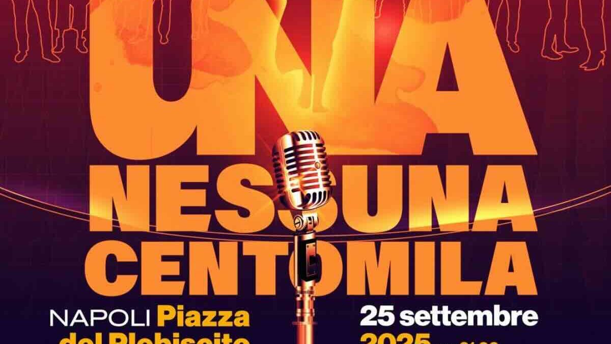 Una Nessuna e Centomila, i più grandi artisti uniti contro la violenza sulle donne: l’evento simbolico per la prima volta a Napoli