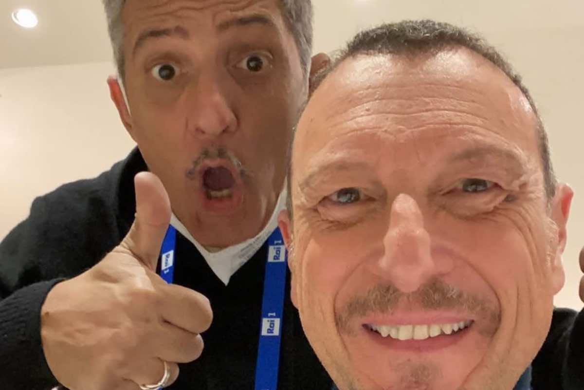 Amadeus Fiorello insieme su Instagram