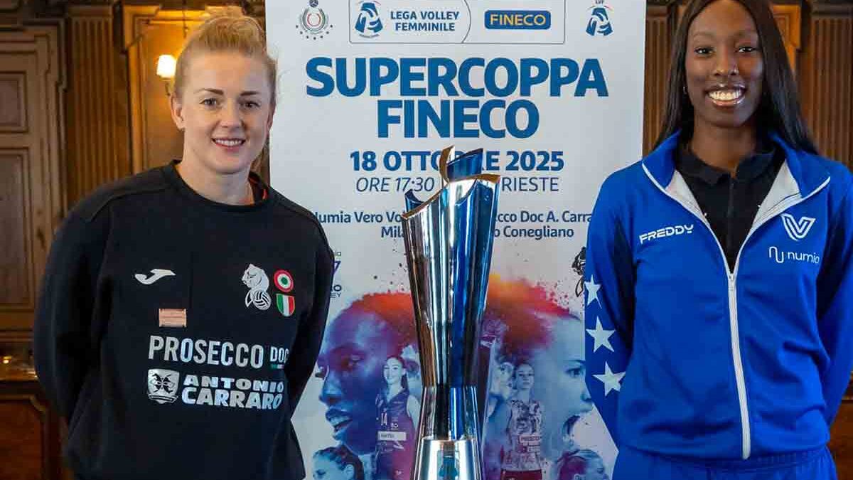 Supercoppa Italiana di volley femminile, Conegliano-Milano accende la stagione: Egonu sfida Haak in diretta su Rai2