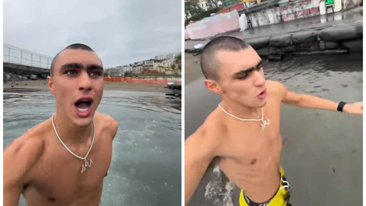 Bagno al gelo per Achille Costacurta: la reazione di papà Alessandro