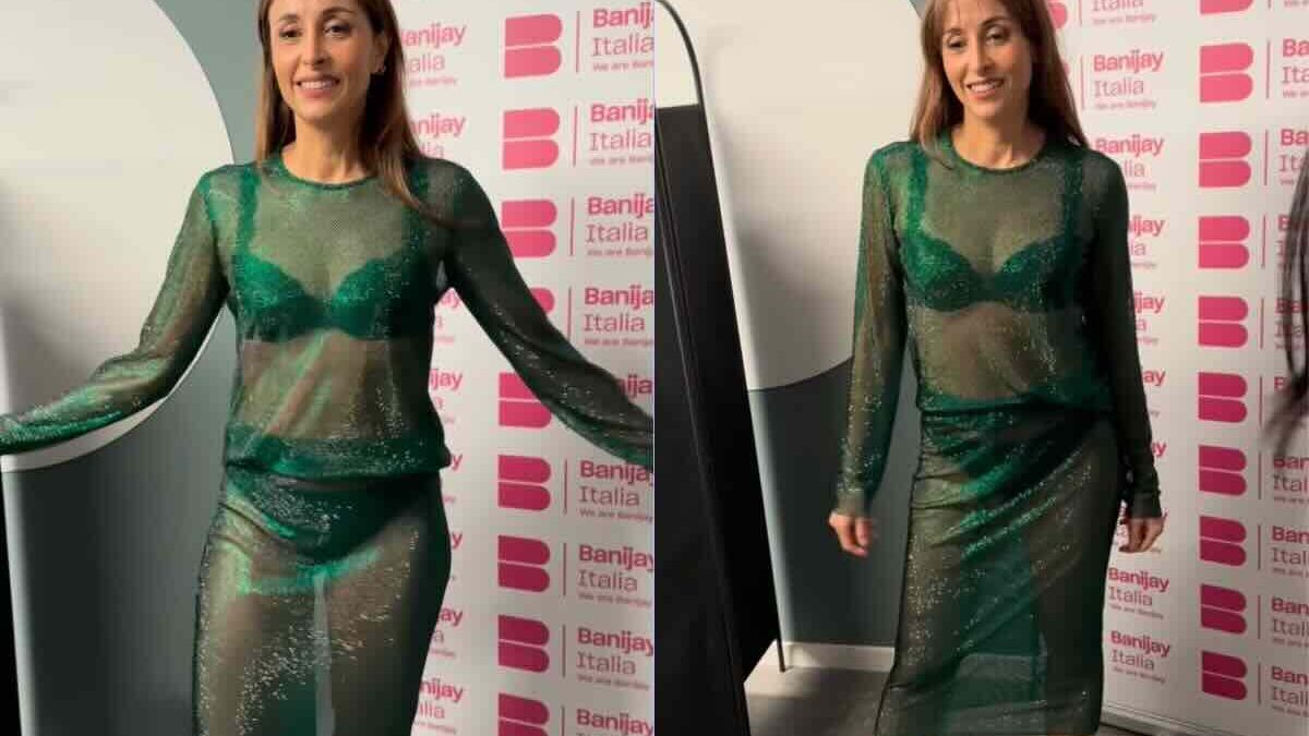 Benedetta Parodi sceglie l’outfit, la reazione del marito Caressa: il video