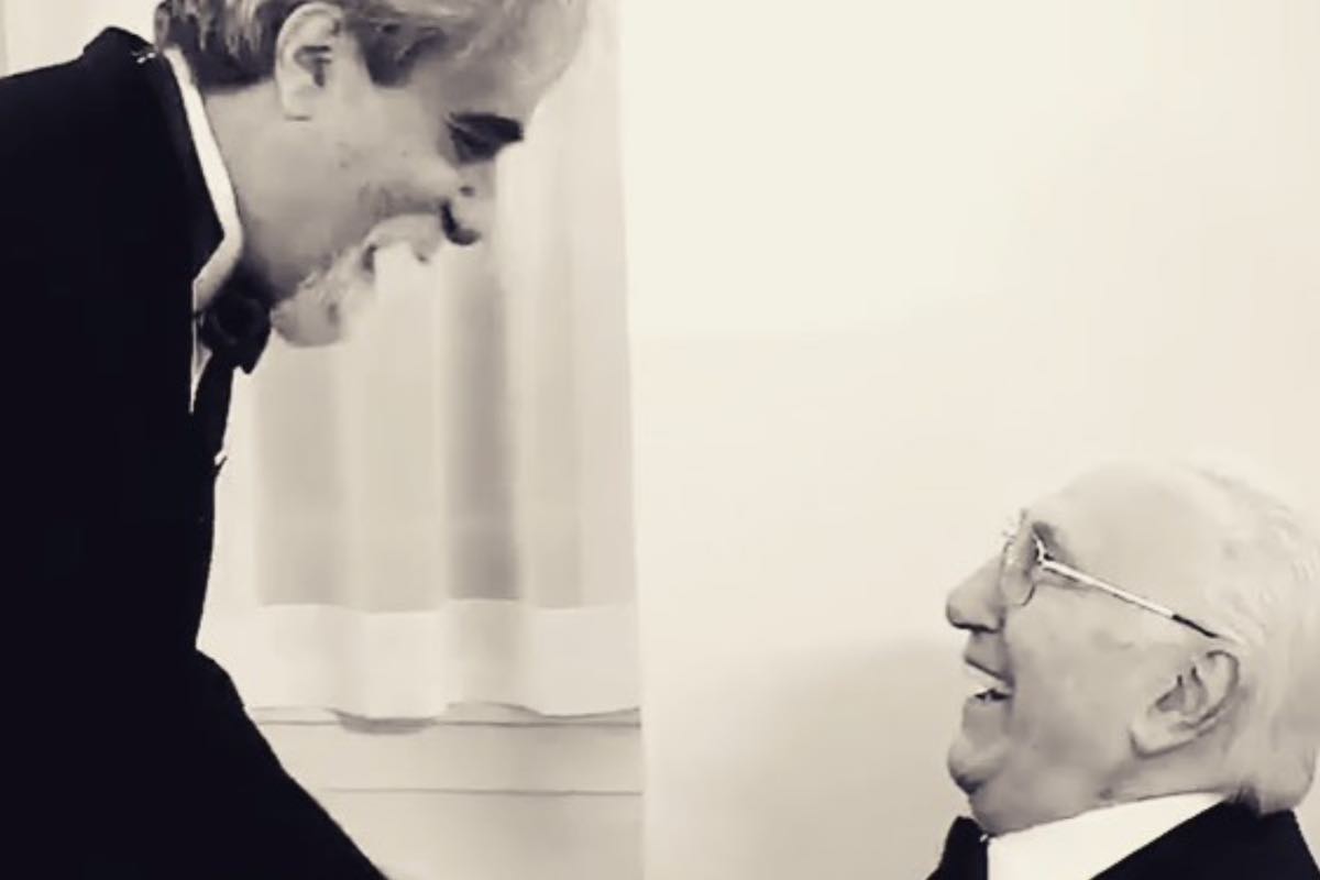 Beppe Vessicchio e Pippo Baudo