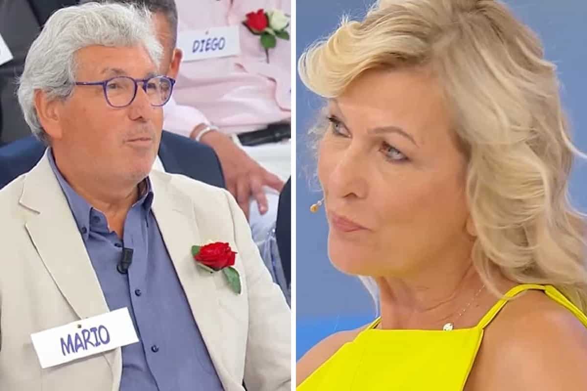 Uomini e Donne trono over, Mario umiliato, l’ira di Magda: “Vergognati”