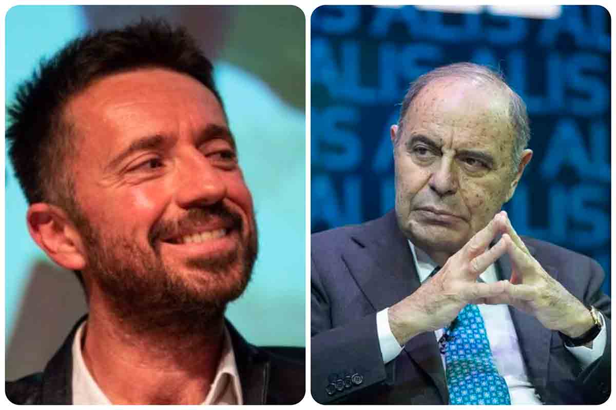 Polemica in diretta tra Andrea Scanzi e Bruno Vespa a È sempre carta bianca: cosa è successo davvero