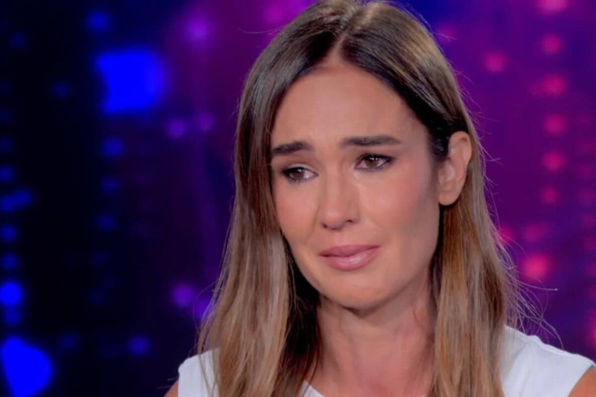 silvia toffanin in lacrime