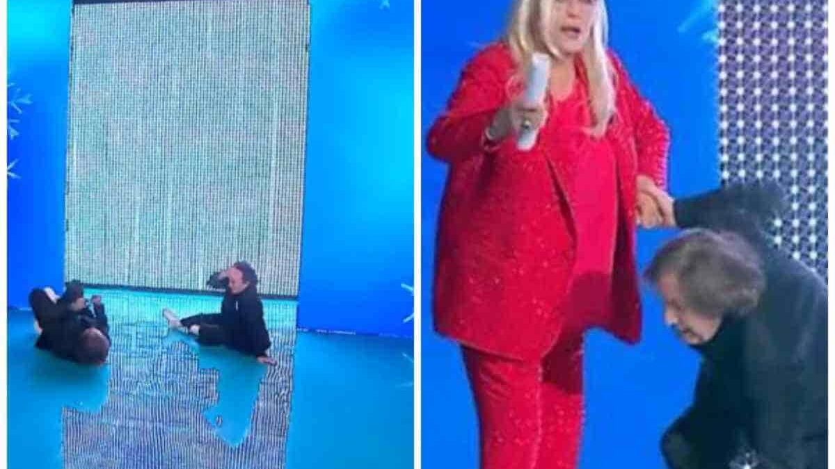 Incidente in diretta, attimi di paura per Mara Venier a Domenica In: cosa è successo ai Ricchi e Poveri VIDEO