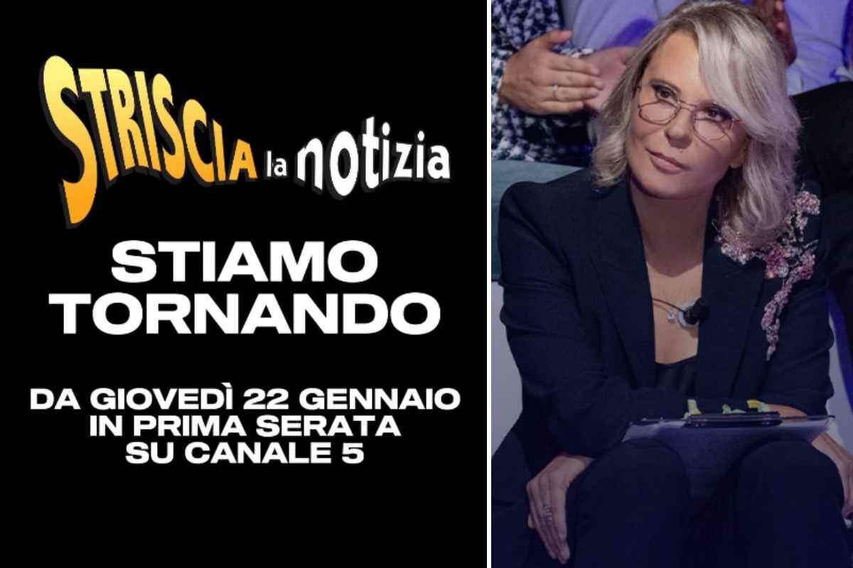 Striscia la Notizia, a sorpresa arriva Maria De Filippi: cosa farà la famosa conduttrice