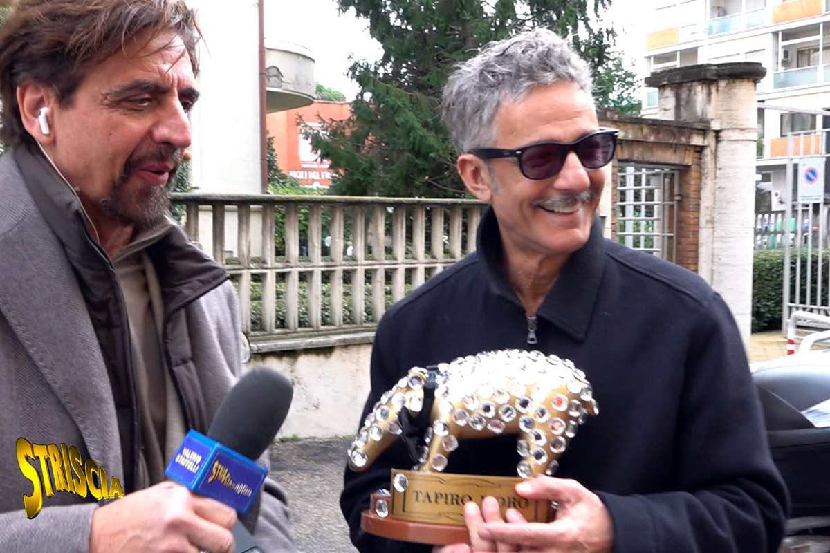 Striscia la Notizia Tapiro a Fiorello