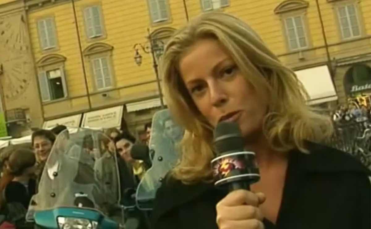 Alessia Marcuzzi durante Colpo di Fulmine