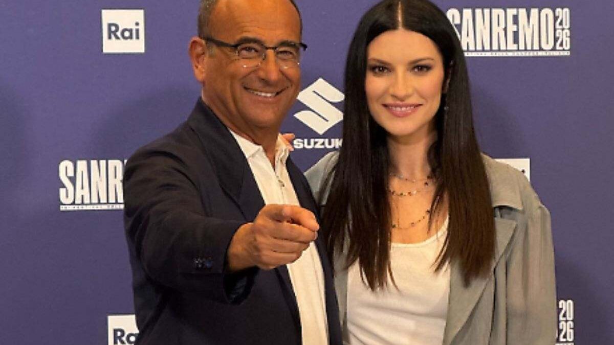 Carlo Conti e Laura Pausini, conduzione d’oro: il cachet per le 5 serate di Sanremo 2026