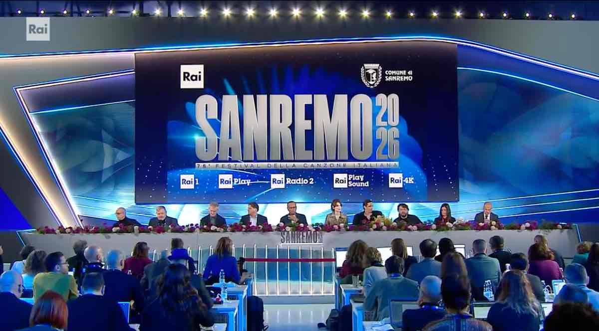 Conferenza stampa seconda serata Sanremo 2026