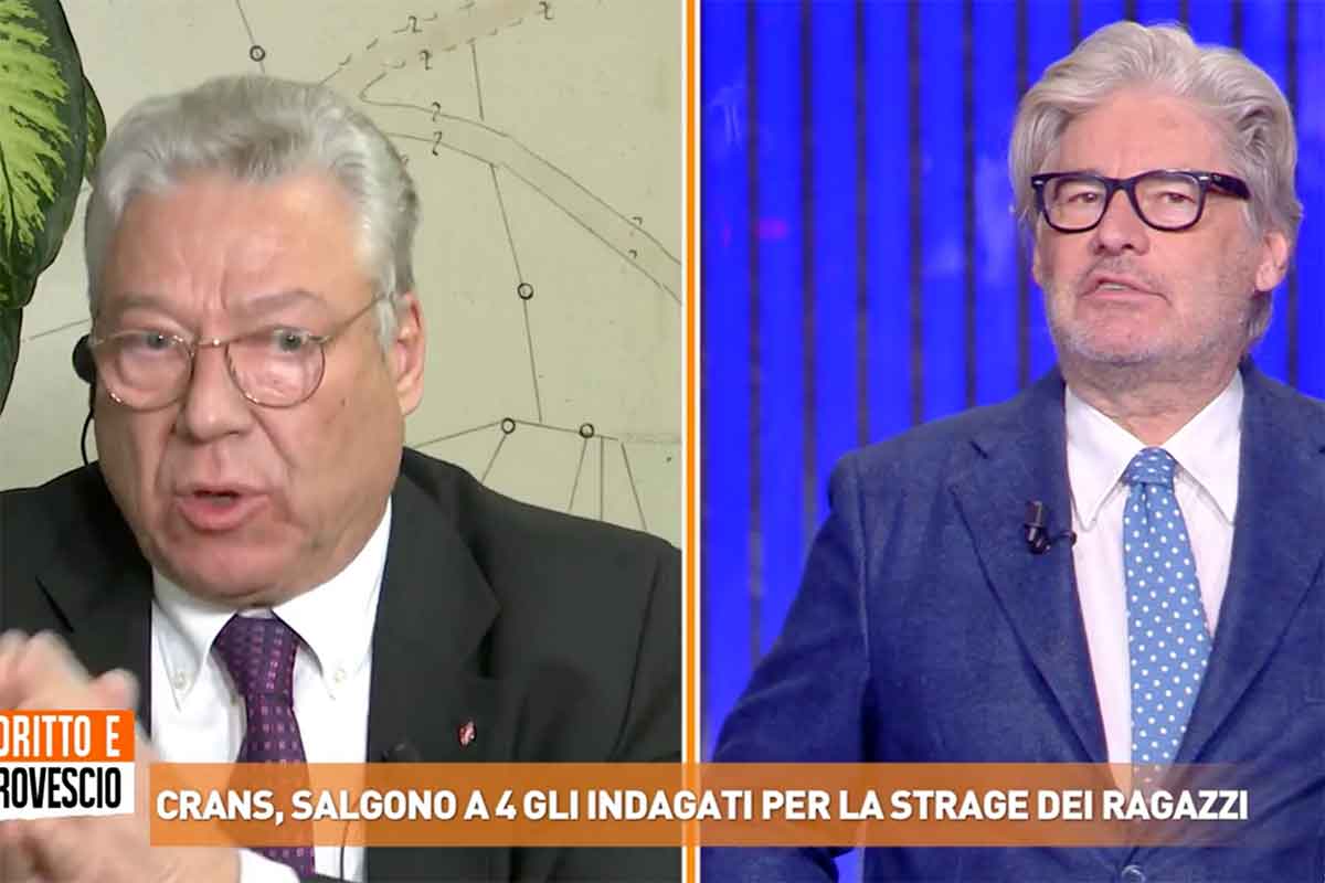 “Ci vediamo in tribunale”, Del Debbio furioso a Dritto e Rovescio. Cosa è successo