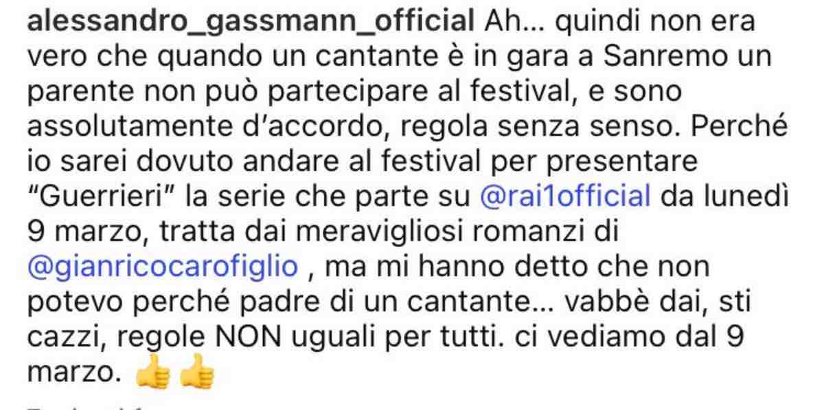 Gassmann Alessandro post social