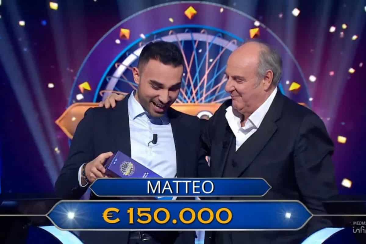 tutto su matteo, campione di chi vuol essere milionario