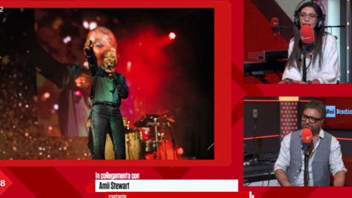 Amii Stewart ospite di Chiamami Radio2: “Sanremo? È come salire sul palco dei Grammy in America”