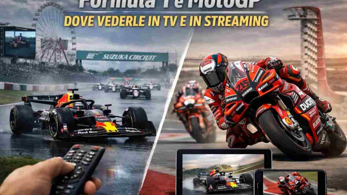 Formula 1 e MotoGP tornano in pista: dove vedere le prove in tv e in streaming, tutti gli orari