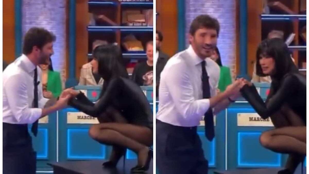Affari Tuoi, De Martino “soccorre” Martina Miliddi: cosa è successo dopo l’esibizione
