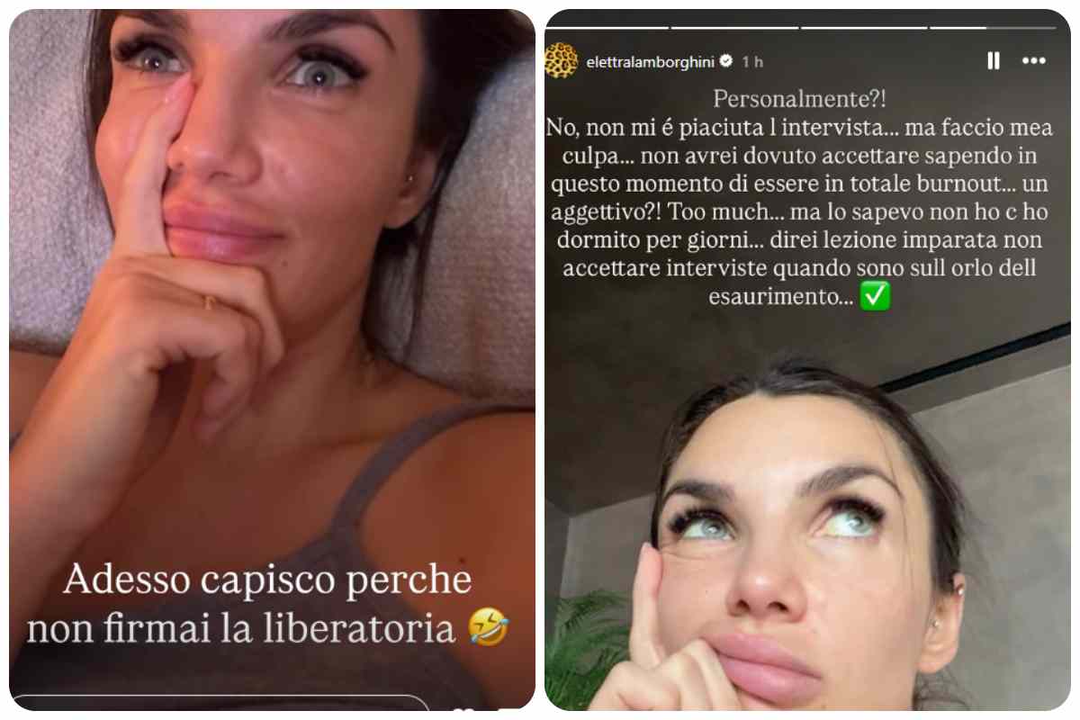 Dal profilo social della Lamborghini lo sfogo dopo Belve