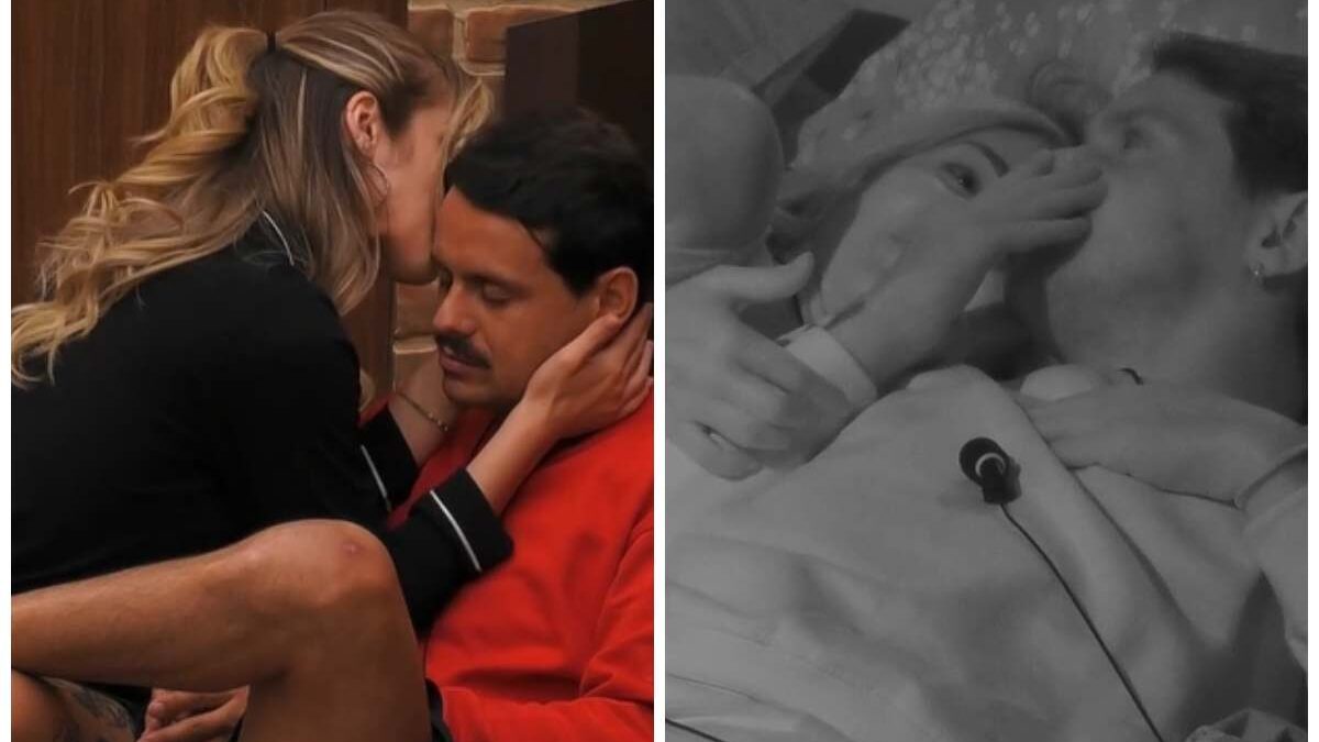 GFVip, ritorno di fiamma tra Renato e Lucia: coccole e baci nella notte | VIDEO
