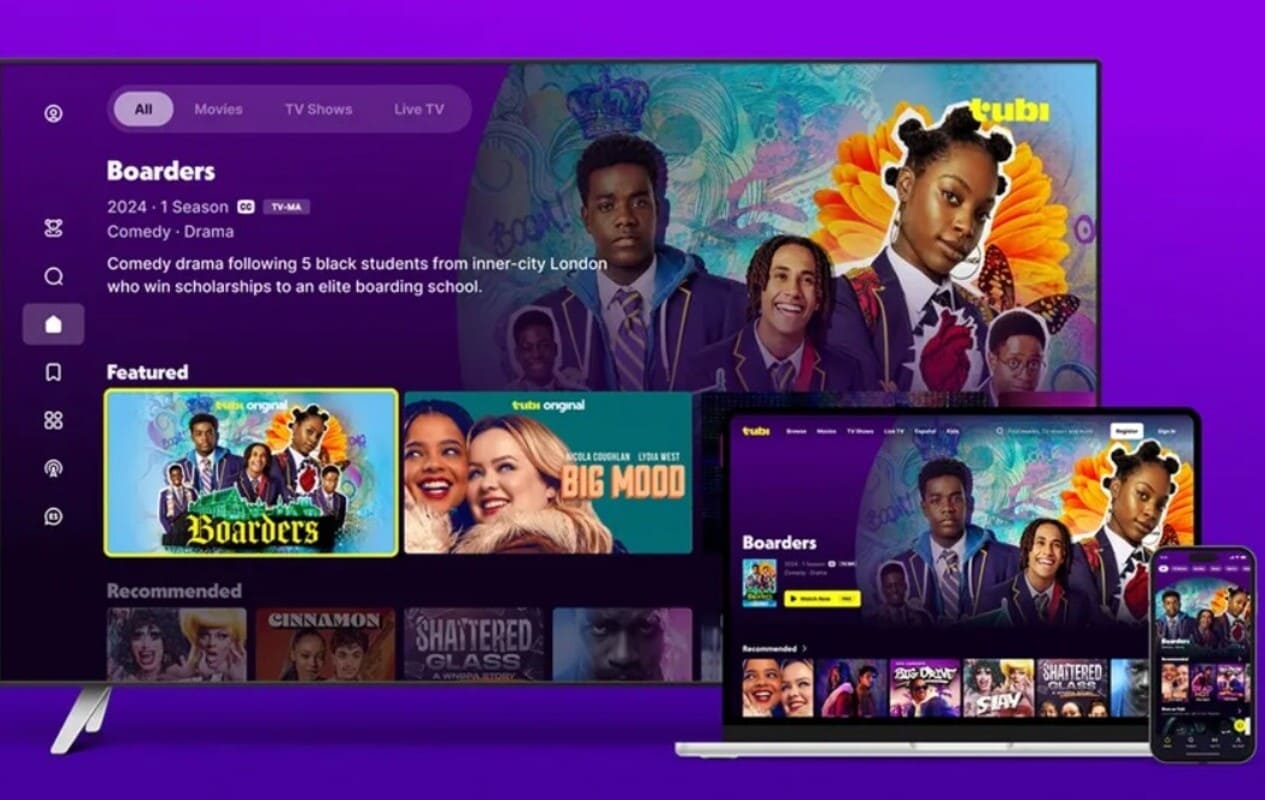 Tubi TV offre una vasta selezione di film e programmi televisivi in streaming gratuito, supportato da pubblicità. La piattaforma, di proprietà di Fox Corporation, propone contenuti in generi come azione, horror, fantascienza, crimine e commedia