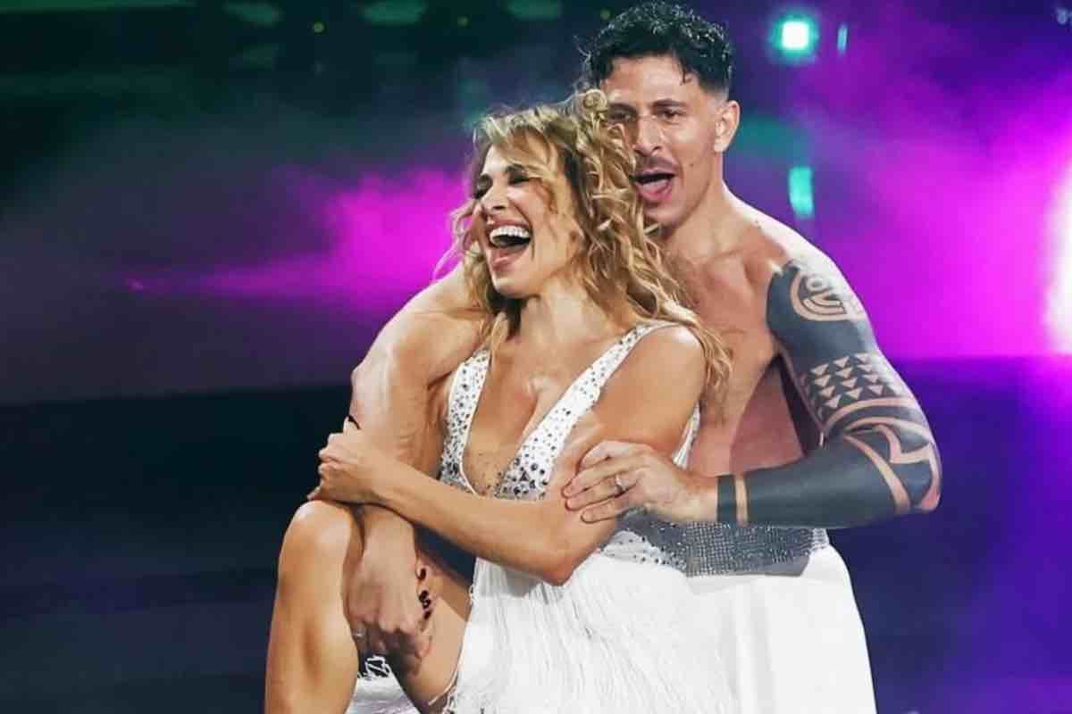 Barbara D'Urso durante Ballando con le Stelle